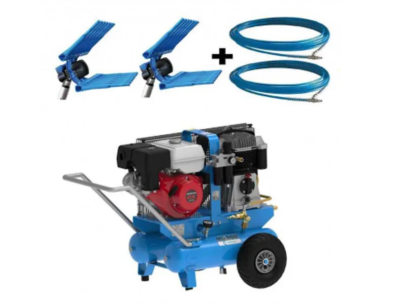 Motocompresseur thermique Campagnola MC 660 moteur à essence Honda GX270 + 2 peignes vibreurs