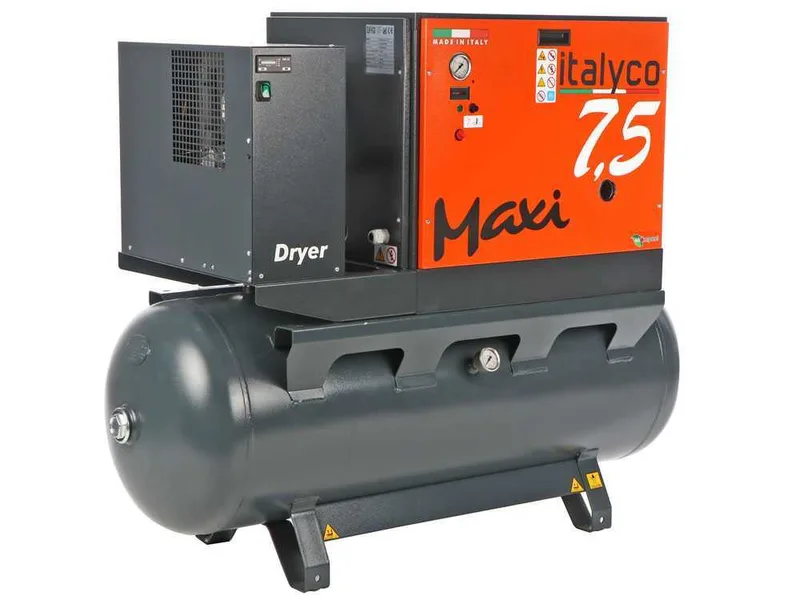 Italyco Maxi 8/270 D - Compresseur rotatif à vis - Pression max 10 bar