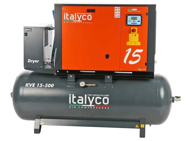 Italyco KVE 15/500 Premium - Compresseur rotatif à vis - Pression max 10 bar