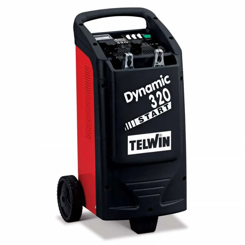Telwin Dynamic 320 Start - Chargeur de voiture et démarreur - batteries humides/démarrage-arrêt 12/24V