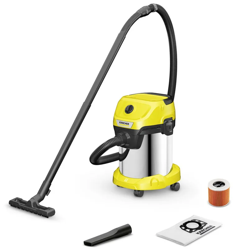 Karcher WD 3 S V-19/4/20 - Aspirateur multifonction - Bidon en acier INOX - 19 L