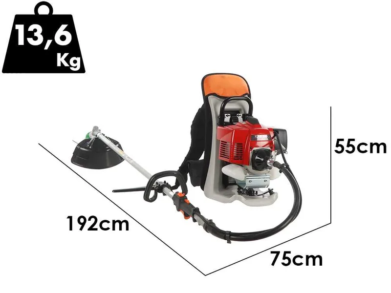 KAAZ KVR 530 Z - Débroussailleuse à dos - Moteur Kawasaki TJ 53 E