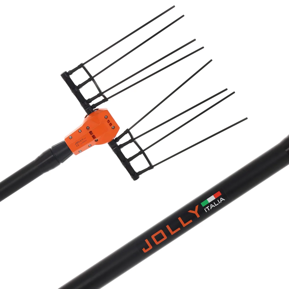 Jolly Italia V50X - Peigne vibreur électrique à batterie - 36V - Pperche télescopique 210-300 cm et rallonge Step-Up