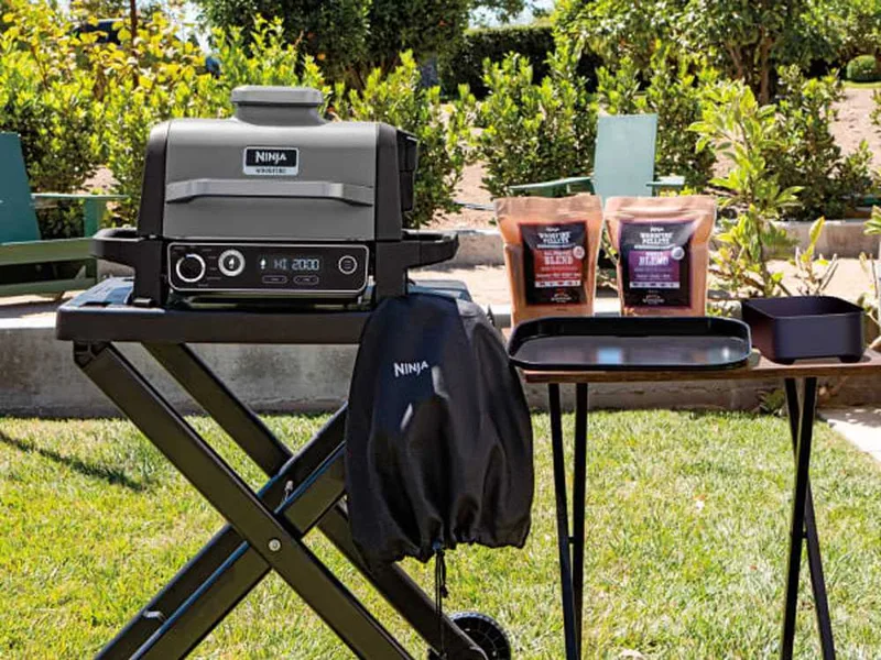 Chariot pliable pour barbecue électrique Woodfire - Ninja