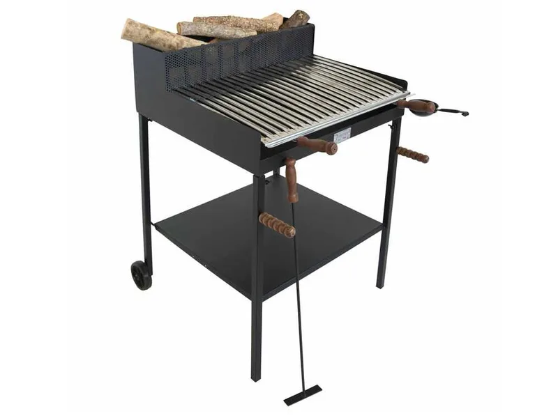 Cruccolini Belvedere Maxi - Barbecue en fer artisanal à bois et charbon