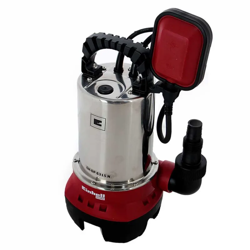 Pompe immergée électrique pour eaux chargées Einhell GH-DP 6315 N - pompe Inox de 630 W