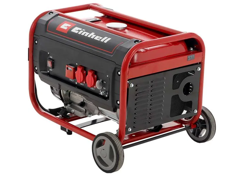 Einhell TC-PG 35/E5 - Groupe électrogène 3.1 kW monophasé à essence 4T - Sur chariot