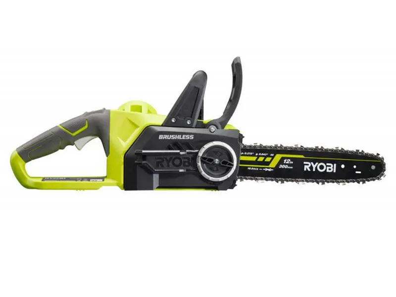 RYOBI RCS18X30-50F - Tronçonneuse à batterie 18 V 5 Ah - Guide 30 cm