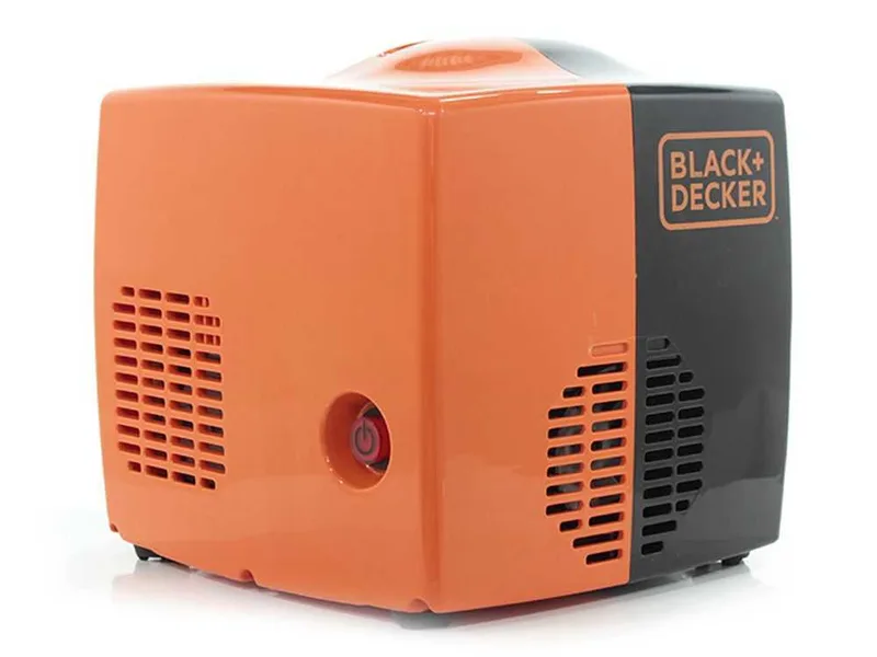 Black & Decker BD195 Cubo - Compresseur d'air électrique portatif monophasé, oil-less - Moteur 1.5 CV