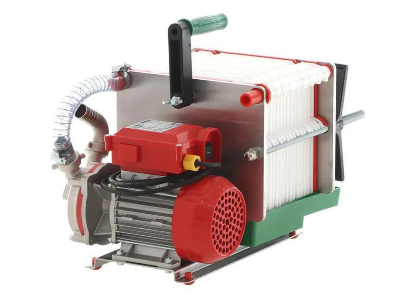 Rover Colombo 18 Oil Inox - Filtre pour filtration huile à plaques et à cartons - Pompe pour filtrer l'huile