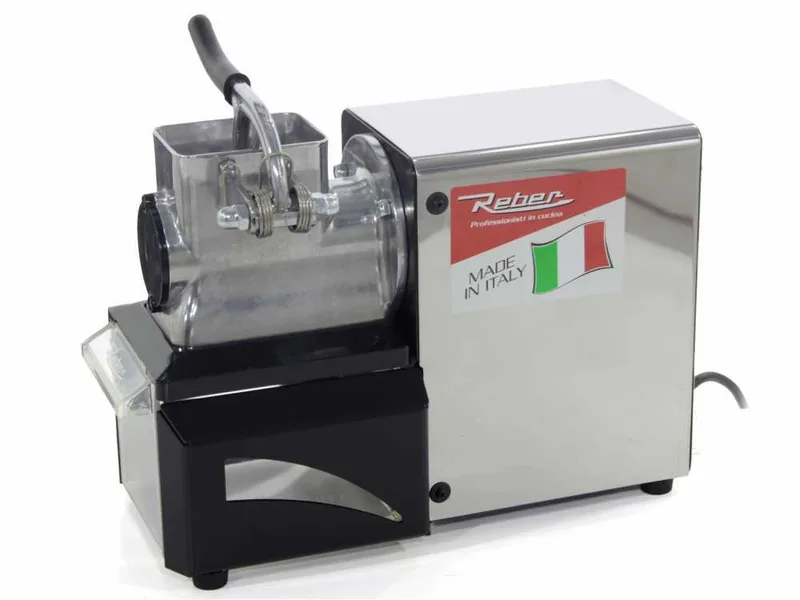 Reber 10053N - Râpe électrique - N.3 - En aluminium et acier - Moteur de 200W - INOX
