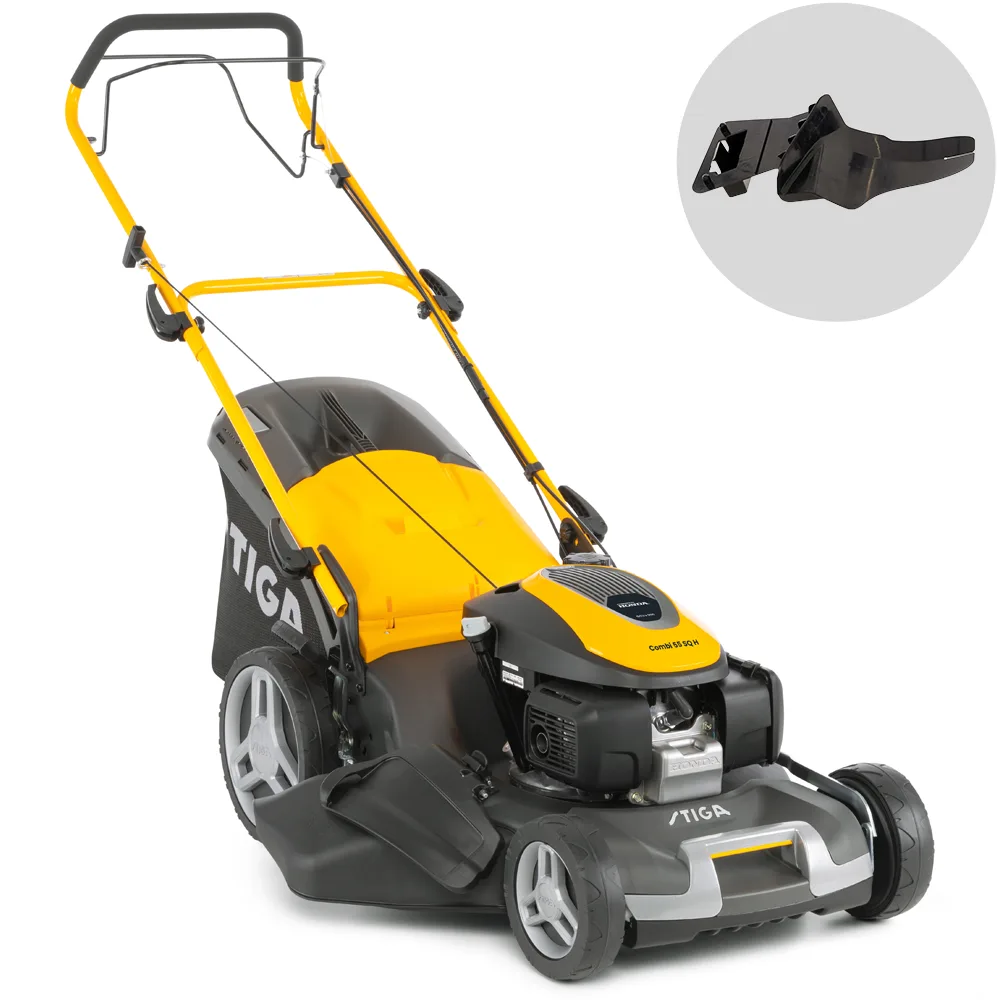 Stiga Combi 55 SQ H - Tondeuse à gazon thermique autotractée - Moteur Honda GCVx200 - Largeur de coupe 53 cm