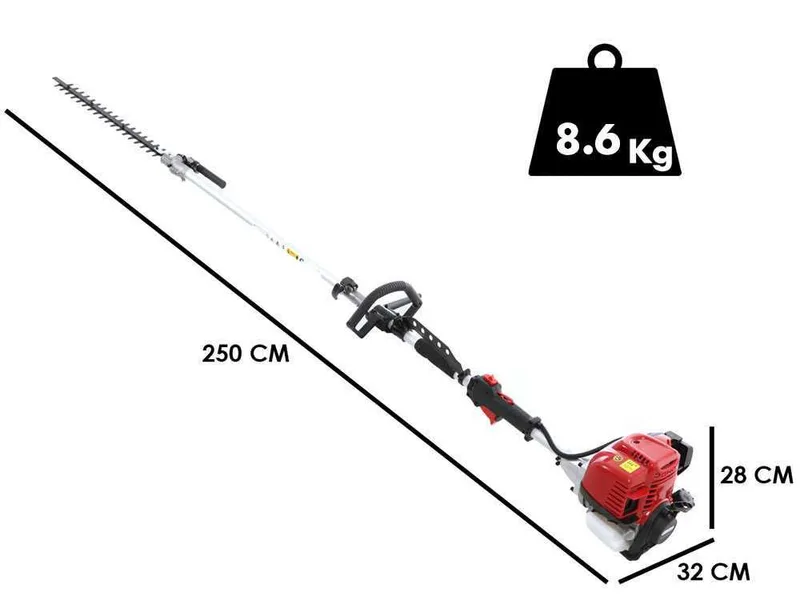 GeoTech GT-4 36 L - Débroussailleuse multifonction à essence 4 temps