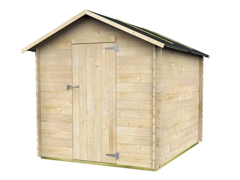 Alce Formia 178x218 - Abri de jardin en bois - Avec toit à deux versants - 178x218x188 cm