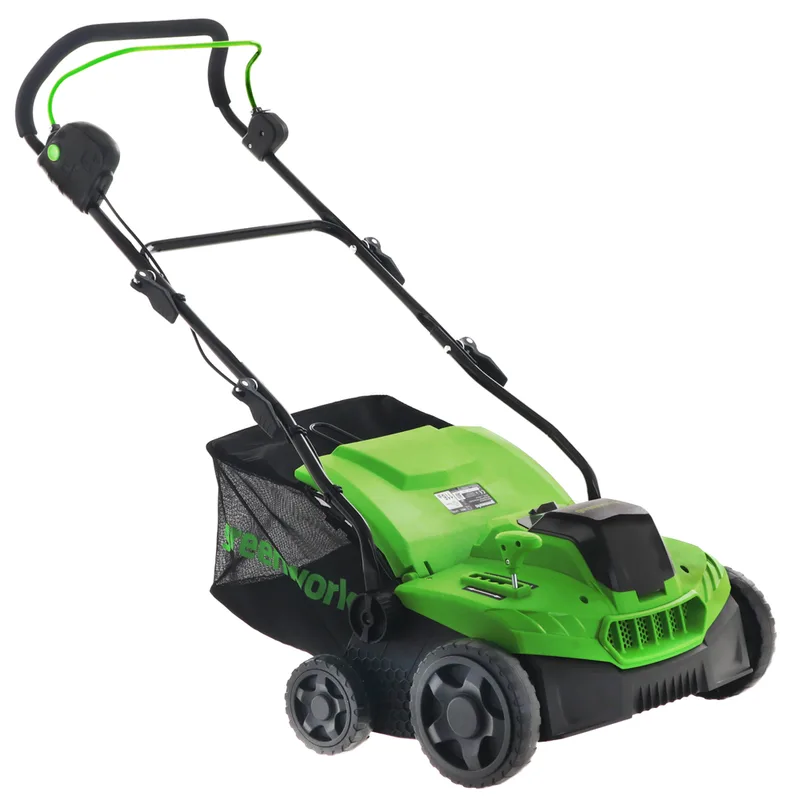 GreenWorks GD40SC38II - Aérateur à batterie - sans batterie et sans chargeur