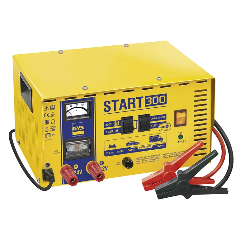GYS Start 300 - Chargeur de batterie et démarreur - 12/24 V