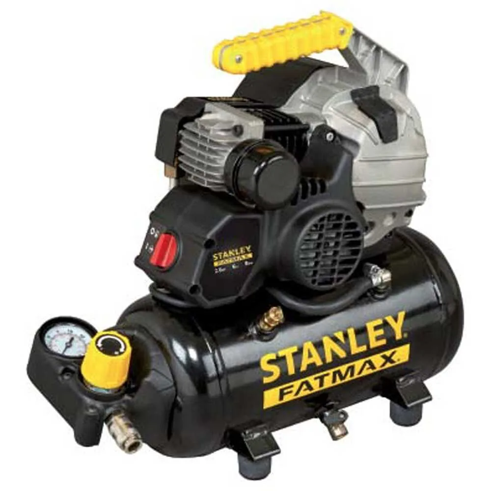 Stanley Fatmax HY 227/8/6E - Compresseur d'air électrique portatif monophasé - Moteur 2 CV - 6 L