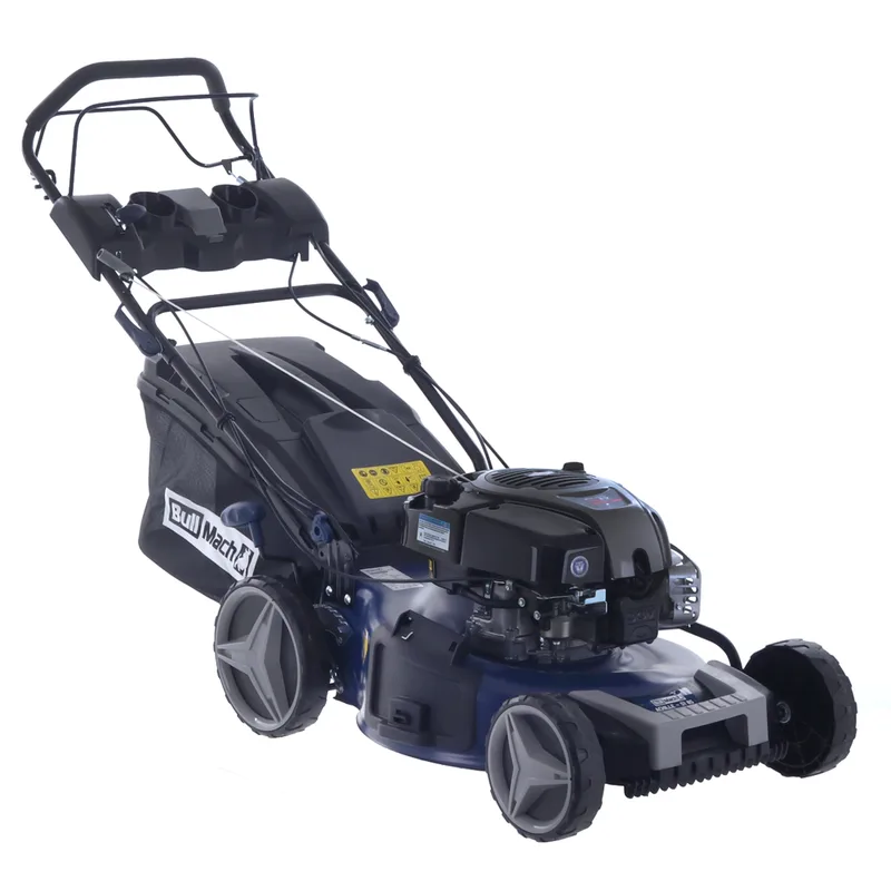 BullMach ACHILLE 51 BS - Tondeuse à gazon thermique tractée 4 en 1 - Moteur B&S750EX
