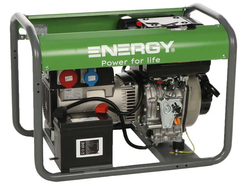 Energy EY-7TDE AVR - Groupe électrogène triphasé 5 kw - Moteur Yanmar