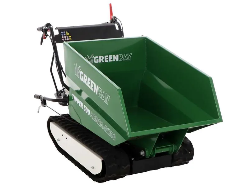 Brouette à chenilles dumper GreenBay Tipper 500 - Moteur Honda GX200