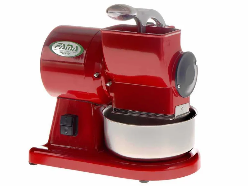 Fama mignon gm - Râpe électrique - Corps en aluminium poli - 0.5 CV - Rouge