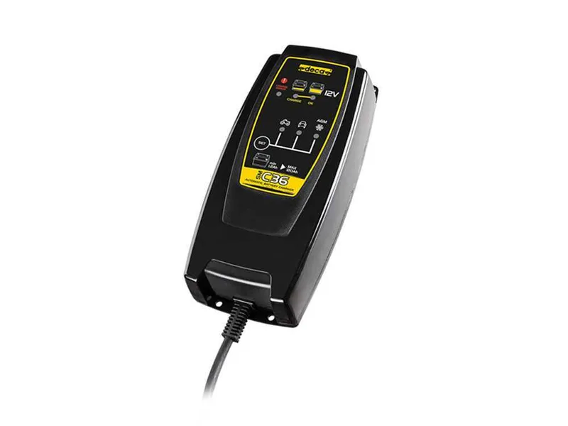 Deca SM C36 - Chargeur de voiture automatique - 12V - batteries de voiture et moto jusqu'à 75A