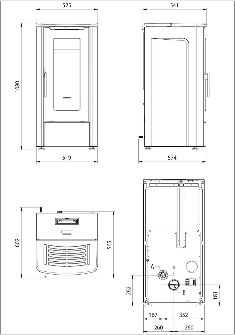 Extraflame Dahiana 5.0 EVO poêle à granulés