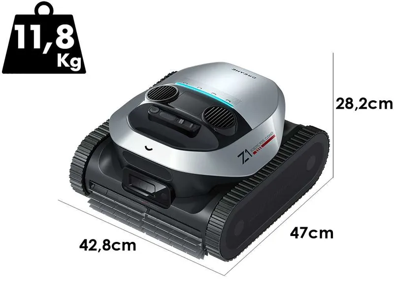 Dreame Z1 - Robot nettoyeur de piscine à batterie - Gestion par App