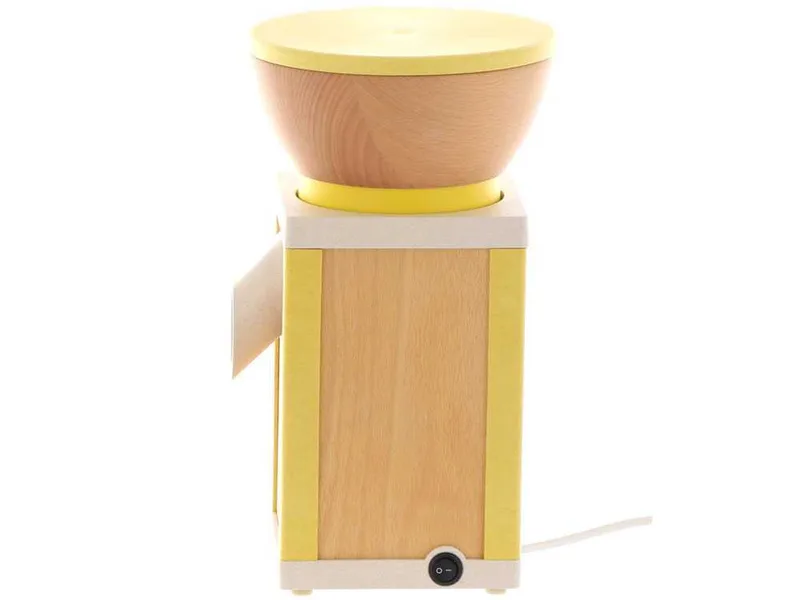 Komo KoMoMio Jaune - Moulin à farine en hêtre avec meules en pierre - 360W