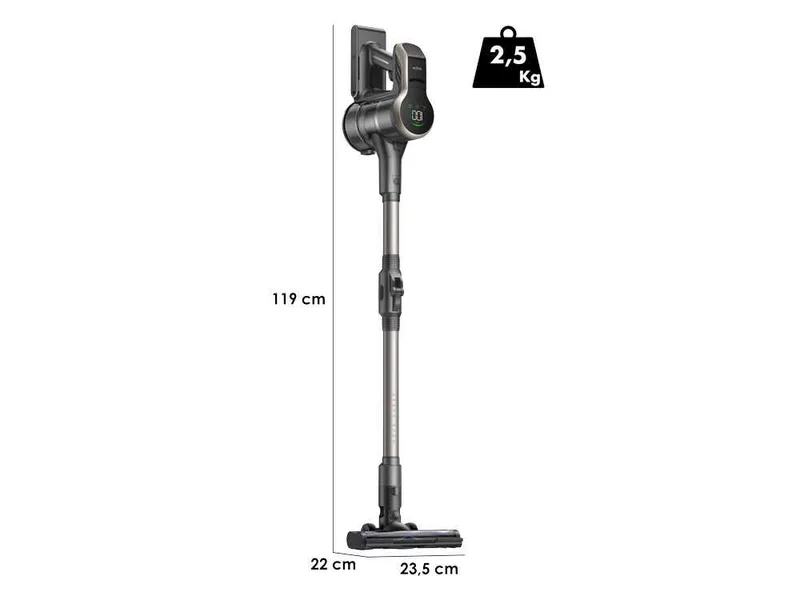 MOVA S2 - Aspirateur - Balai électrique sans fil - 25 V - 2,5 Ah