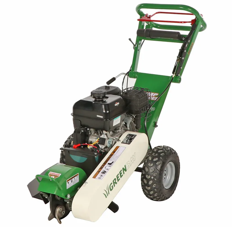 GreenBay Deep BSE-330 - Rogneuse de souches - Moteur B&S XR2100 420 cm3 avec démarrage électrique - Roue de coupe avec 8 fraises en carbure de tungstène