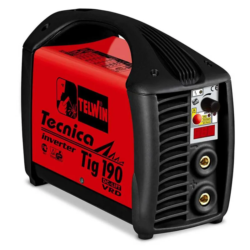 Telwin Tecnica Tig 190 DC - Poste à souder Inverter (MMA, TIG, LIFT), à courant continu (DC)