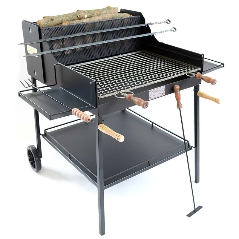 Cruccolini Fuocone Arezzo - Barbecue à bois et charbon en fer artisanal