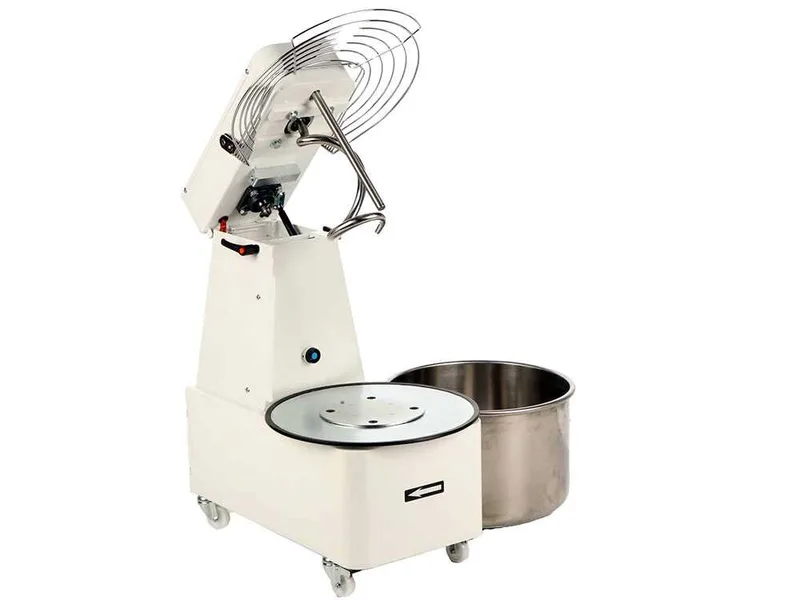 Pétrin à spirale relevable Mixer 5000 H2O Deluxe - 40 kg triphasé 2 vitesses à haute hydratation