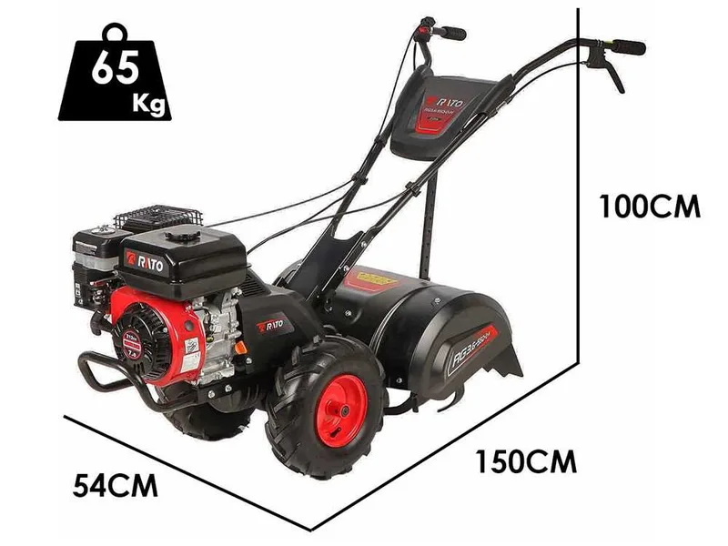 Rato Multipower RG3.6-55Q-D-H - Motoculteur à essence - Rato R210 - 7CV