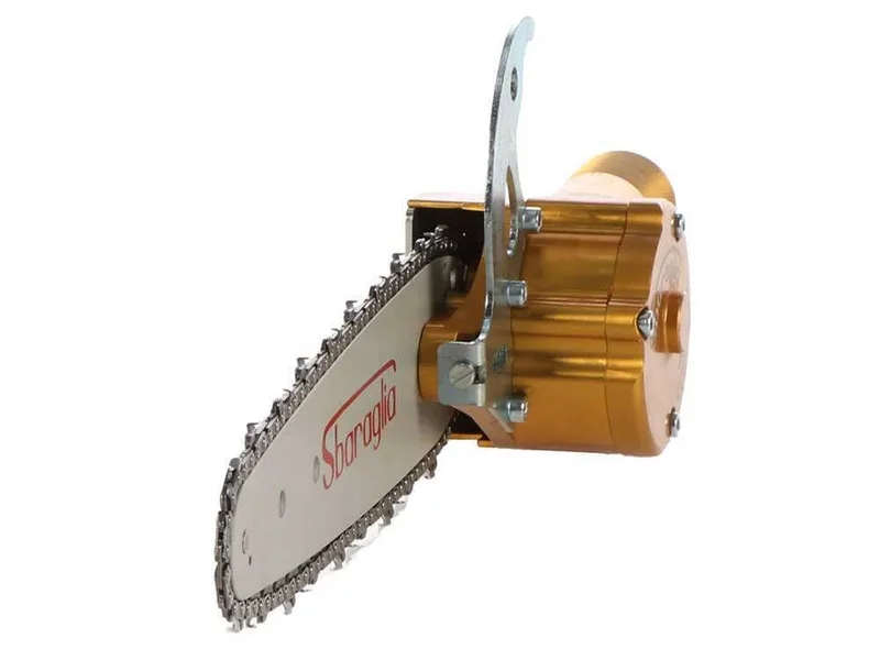 Tronçonneuse pneumatique Sbaraglia Turbo avec lame carving 8" - élagueuse