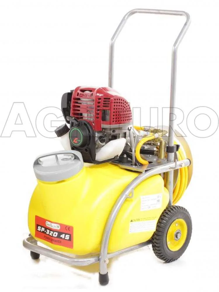Pompe agricole thermique sur chariot GeoTech SP 320 4S ALU - 4 temps à essence