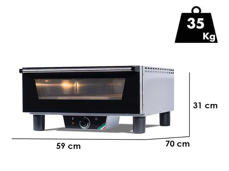 Effeuno Linea N5 - Four électrique à pizza - 3200 W