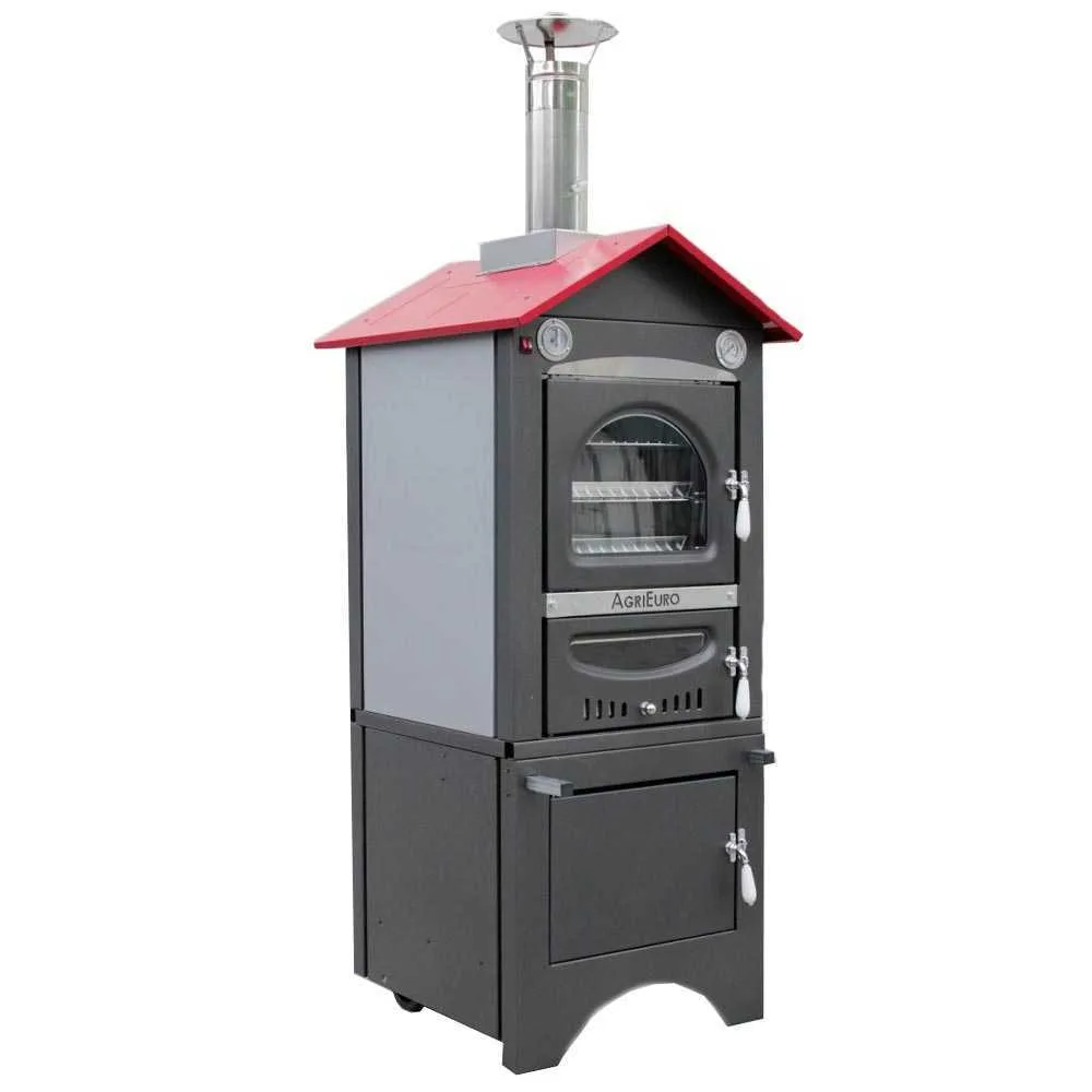 Agrieuro Minimus 50 EXT - Four à bois en acier d'extérieur - Ventilé