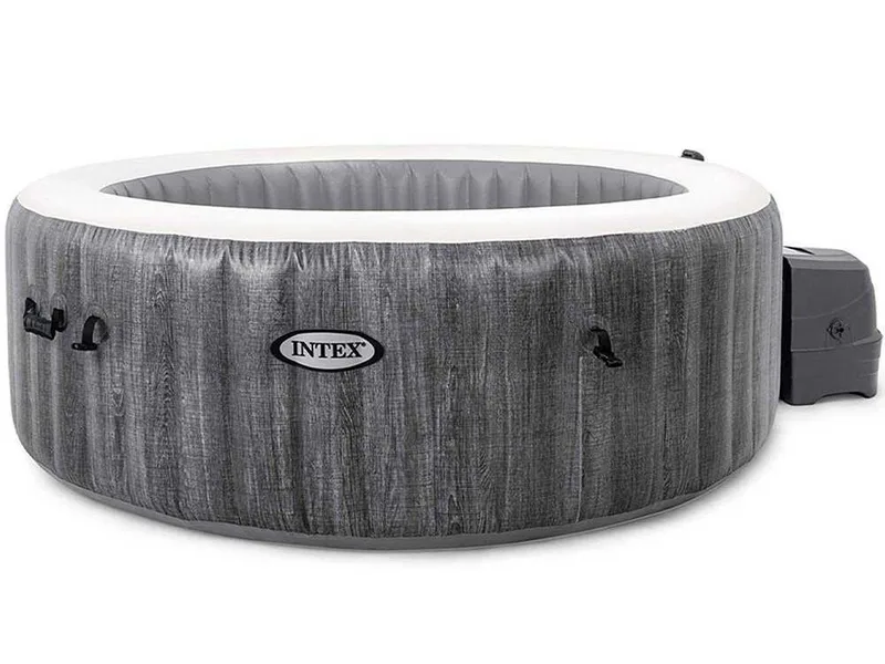 Intex Ronde Greywood Deluxe 28440EX - Ø196x71 cm - Spa gonflable à hydromassage