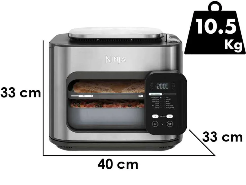 Ninja Combi SFP700EU - Four électrique - Friteuse à air chaud - 12.5 L