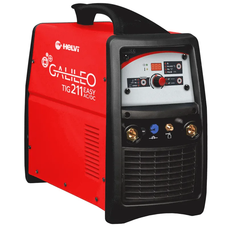 Helvi Galileo tig 211 easy ac/dc - Poste à souder Inverter (mma, tig hf ou lift), courant alternatif/continu (ac-dc)