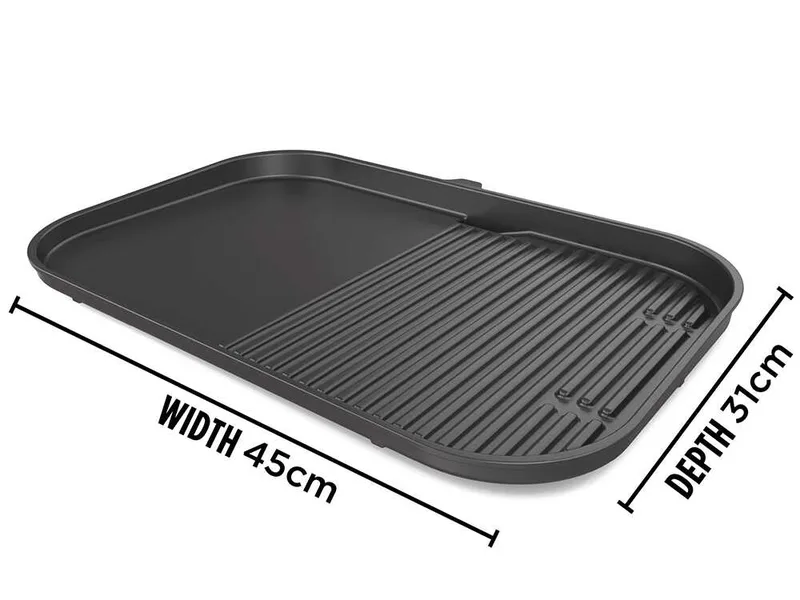 Plaque de cuisson lisse et rainurée combinée pour Woodfire XL - Ninja