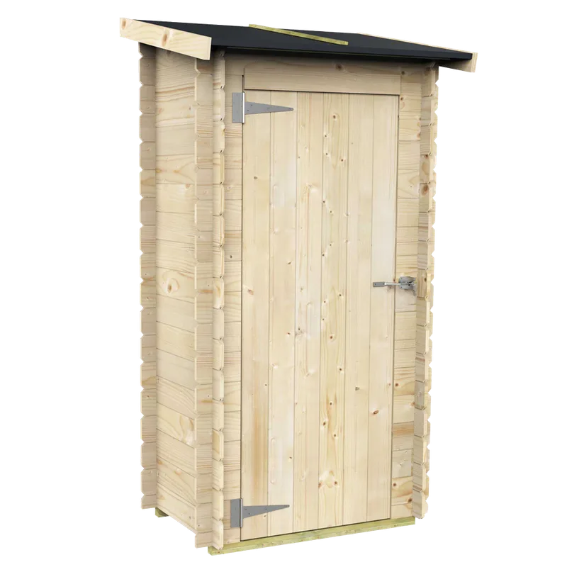 Alce Arturo 94x64 - Abri de jardin en bois - Avec toit à une pente - 94x64x188 cm