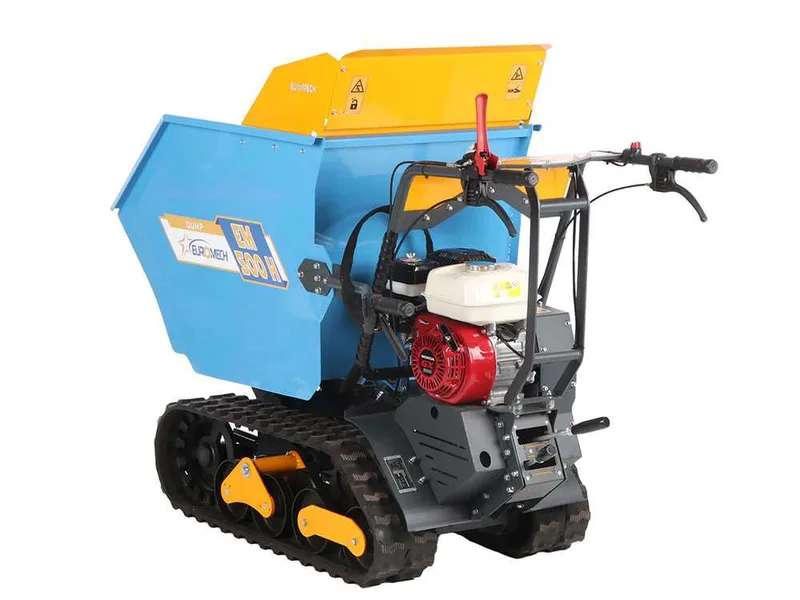EuroMech EM500H-Dumper - Brouette à chenilles - Benne Dumper - Charge 500 Kg