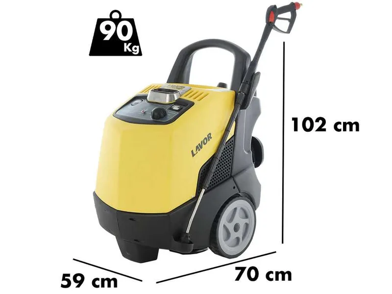 Nettoyeur haute pression à eau chaude Lavor Texas R 1211 GL - Électrique à eau chaude - Pression 150 bar max