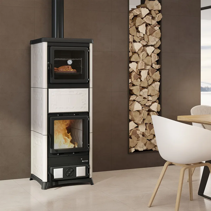 La Nordica Prestige Line Nova Forno 16 poêle à bois Blanc mat