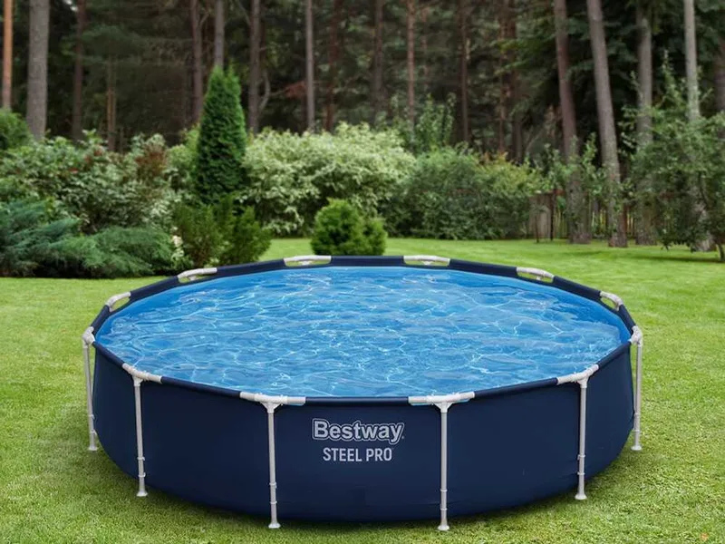 Bestway Steel Pro 56706 - Ø366x76 cm -Piscine ronde pour 5-6 personnes