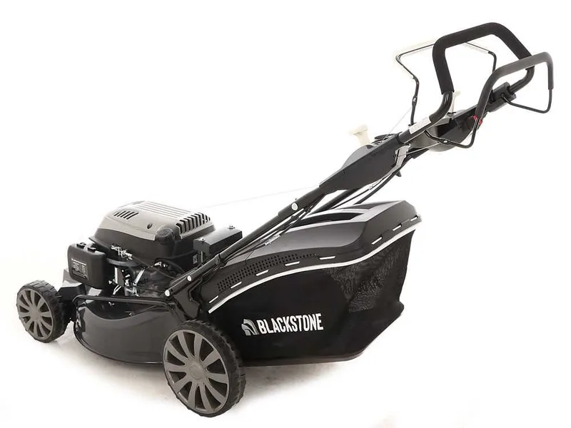 Blackstone SP530E Deluxe - Tondeuse à gazon thermique tractée - 4 en 1