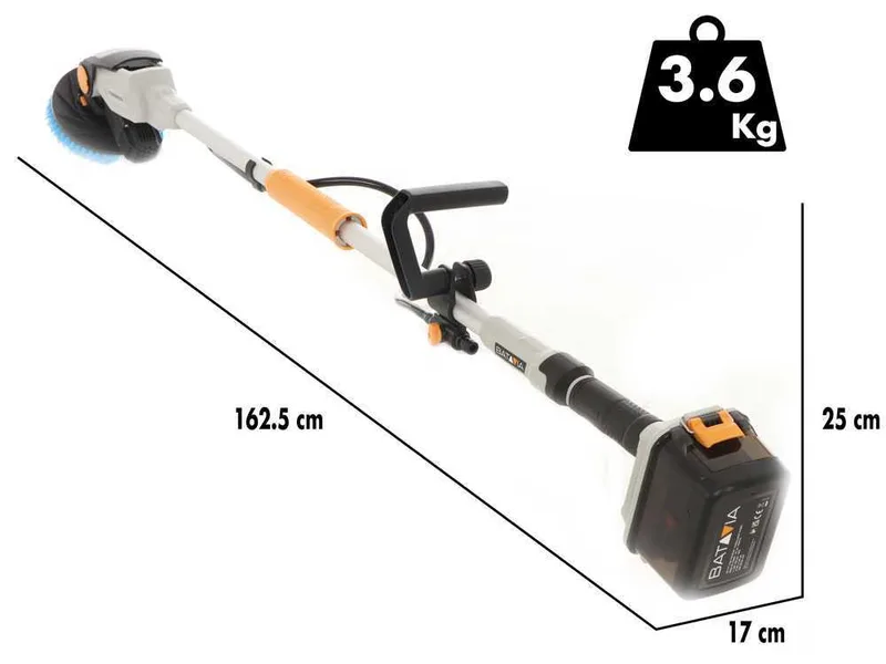 Nettoyeur de sols extérieurs à batterie Batavia twin brush - 18V 2Ah